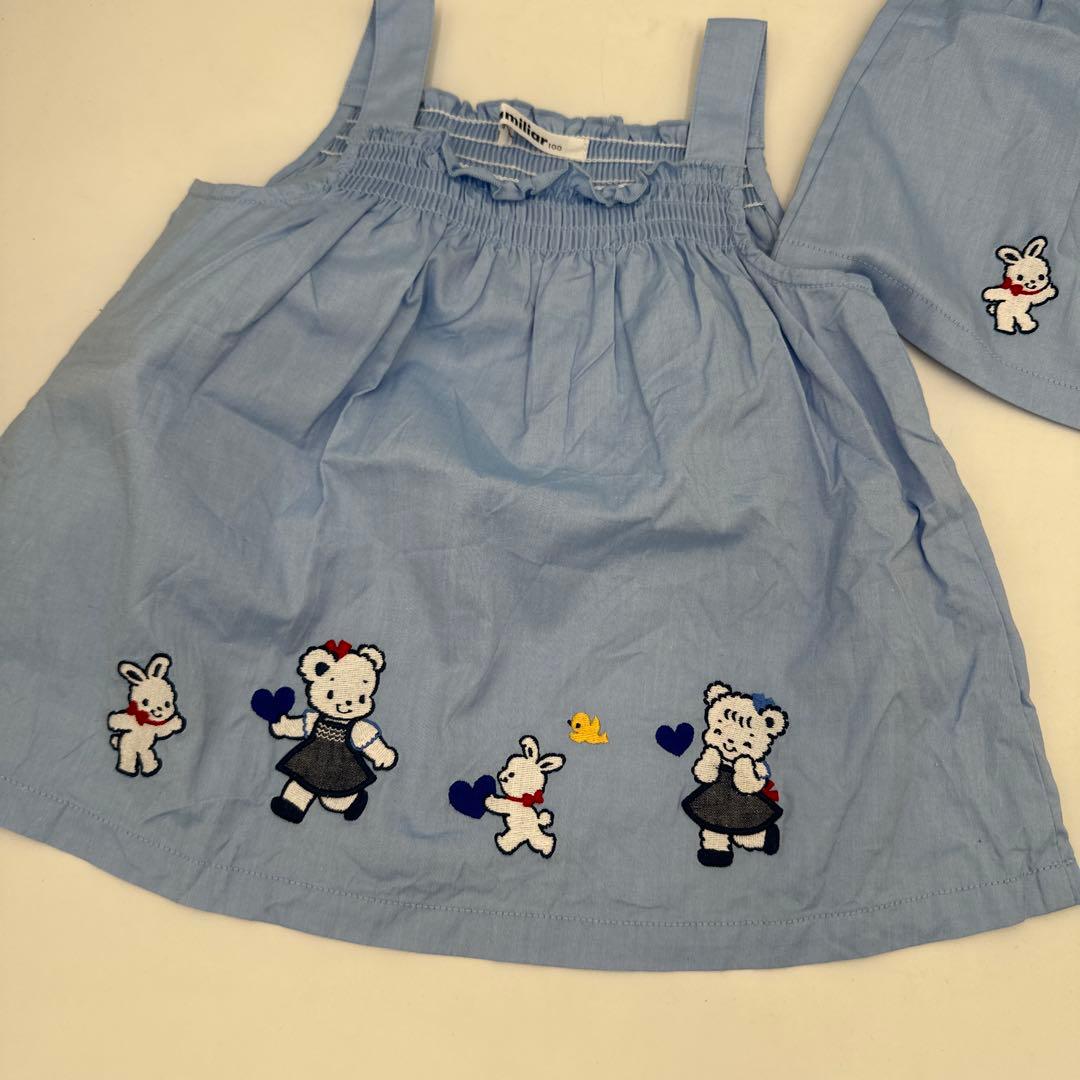 ほぼ未使用　ファミリア　familiar ワンピース　100/80セット　m13