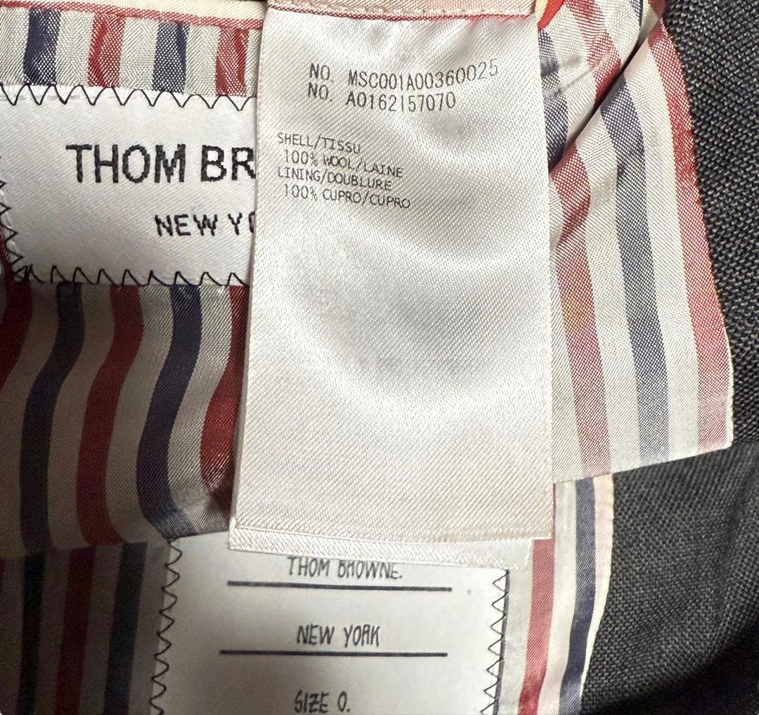 Thom Browne トムブラウン 段返り3ピーススーツ