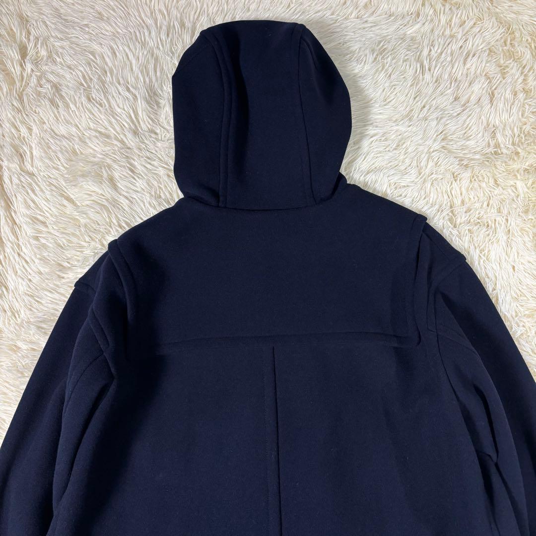 ユニクロ +J ウール オーバーサイズ ダッフルコート ネイビー UNIQLO