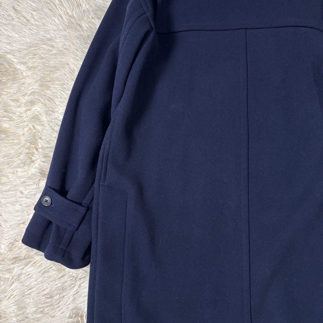 ユニクロ +J ウール オーバーサイズ ダッフルコート ネイビー UNIQLO