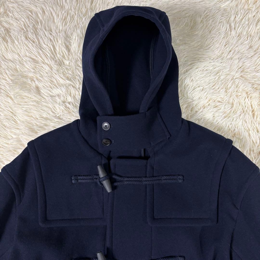 ユニクロ +J ウール オーバーサイズ ダッフルコート ネイビー UNIQLO