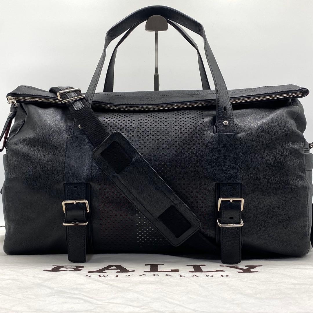 mizmiz様✨バリー BALLY 2way ボストンバッグ レザー ショルダー
