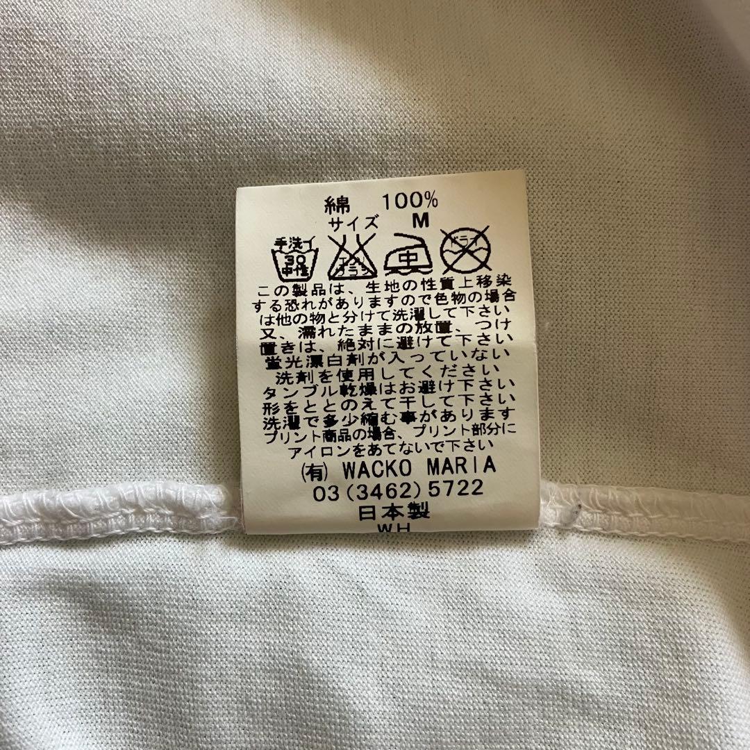 希少 初期タグ ワコマリア マリアtシャツ 白