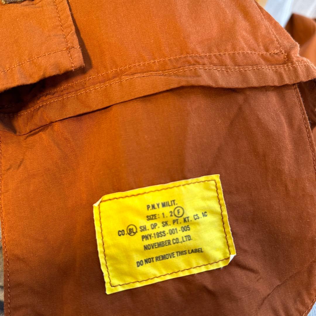 【PHEENY】レーヨンコットンツイルショートファティーグジャケット