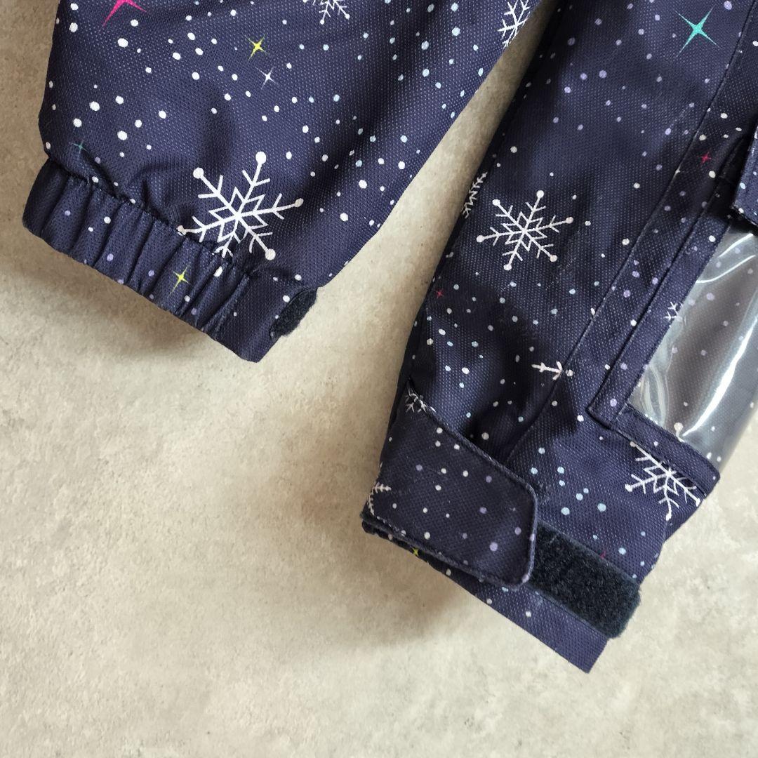 美品 Phenixスキーウェア 上下 女の子140 130 雪結晶☆紺ピンク