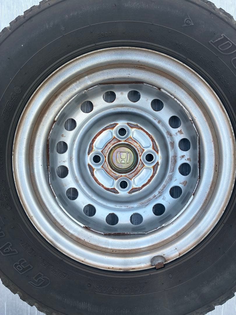 ✳️ホンダ純正 アクティスチールホイール 4本セット 12Х3.5J タイヤ山なし
