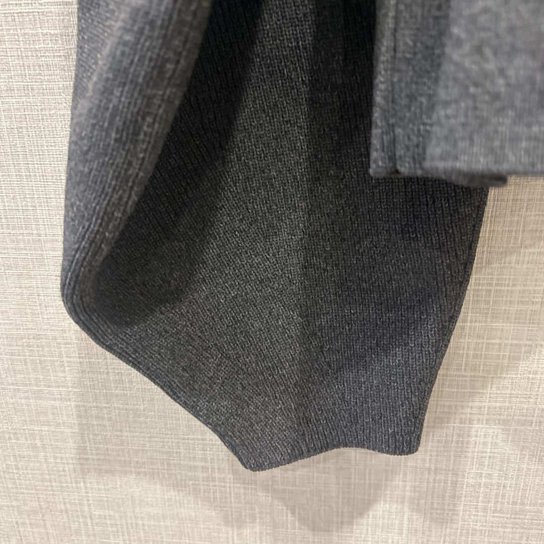 人気美品✨アダムエロペ［サステナブル】BIGボタンニットカーディガン