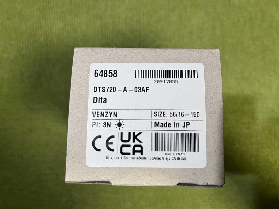 新品 DITA VENZYN ディータ サングラス 完売モデル 定10.2万 黒