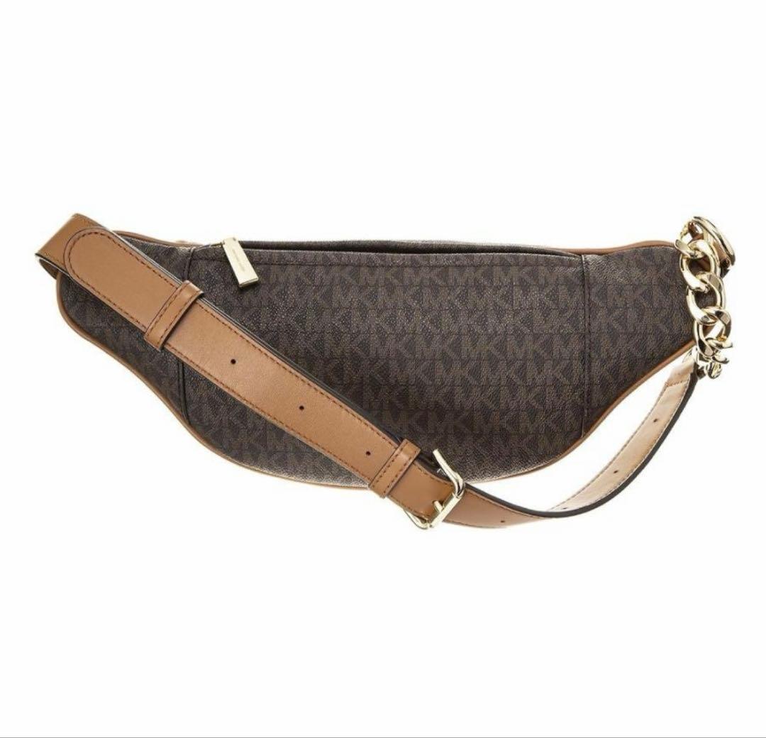 【美品】MICHEAL KORS ボディバッグ ブラウン