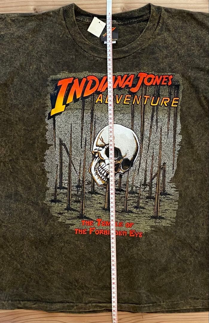 ヴィンテージ品　アメリカ製　インディアナ・ジョーンズ Tシャツ　ディズニー古着