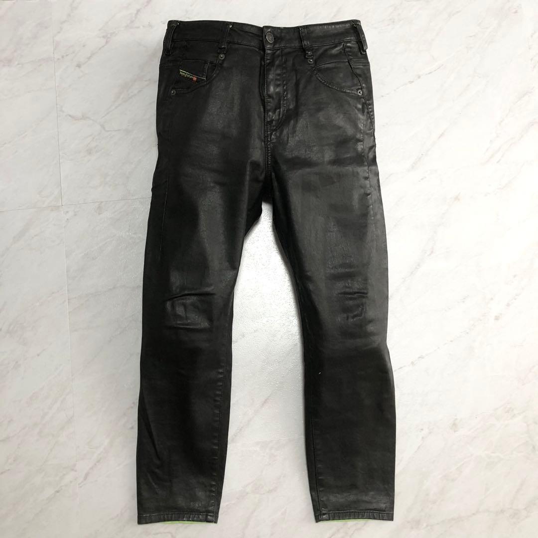 【超希少】 DIESEL デニム ジョグ コーティング FAIZA ブラック