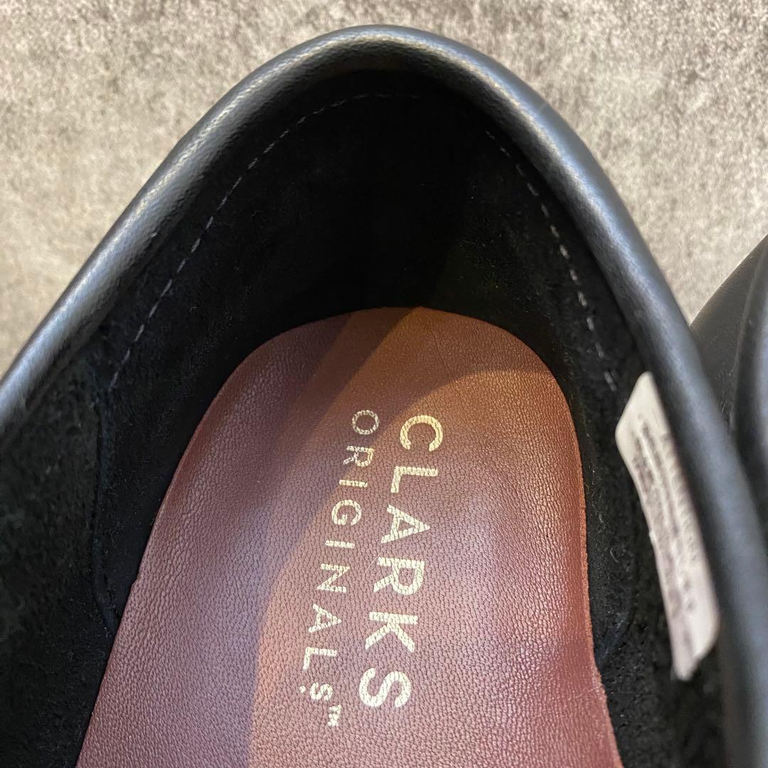 ✨美品✨クラークス CLARKS ワラビー【27】オールレザー ブラック