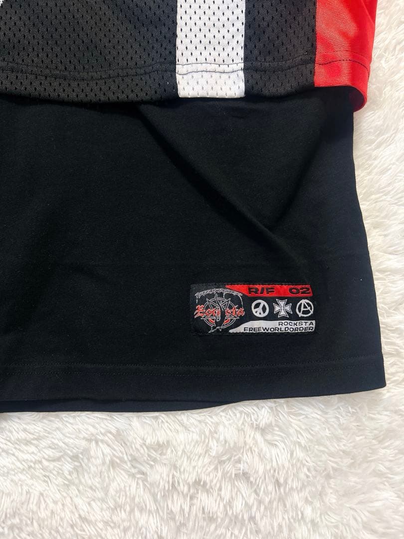 まほろあ Heart Mesh Panel T-shirt FVVO
