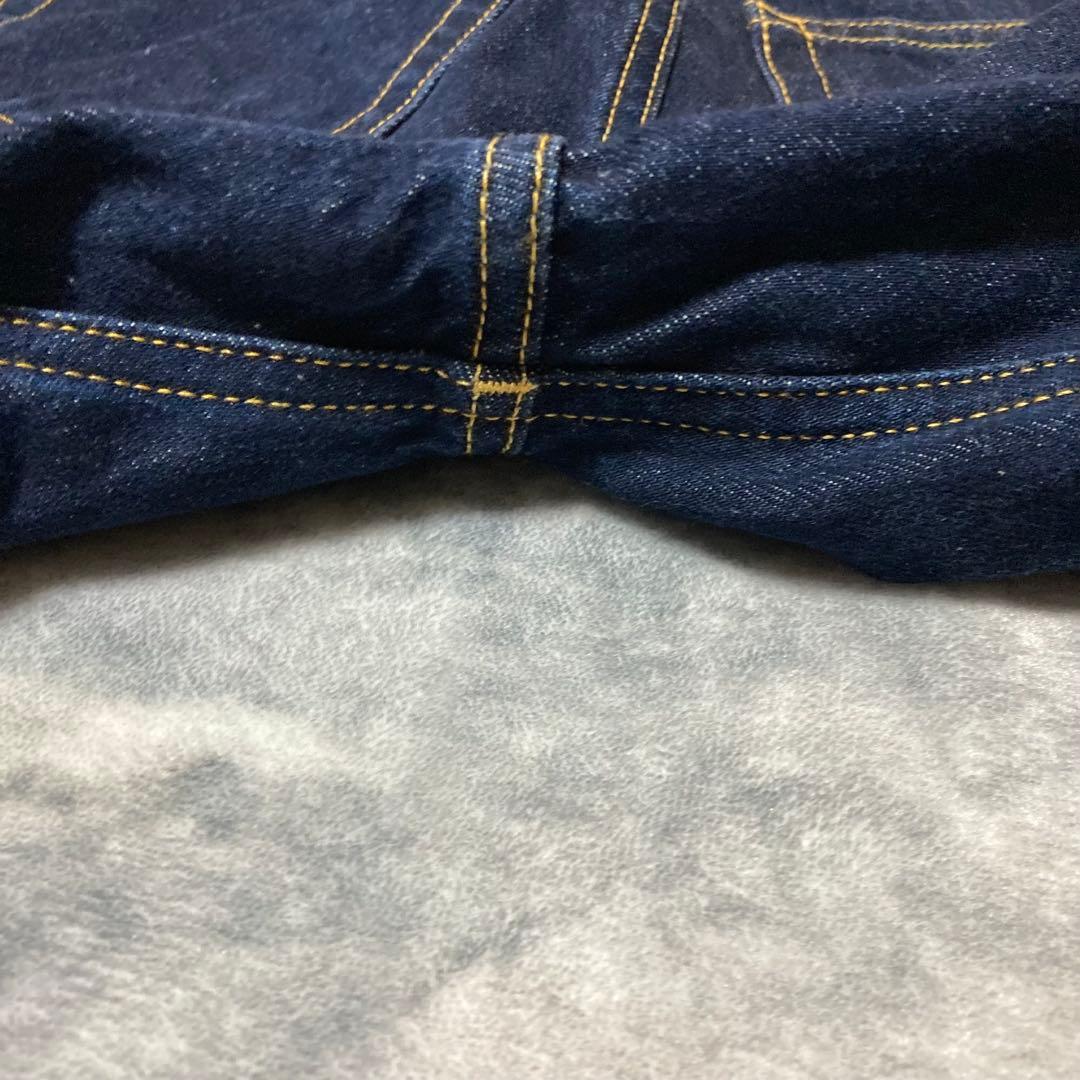 MOUSSY マウジー クロスウエストワイドストレートデニム　濃紺　サイズ0