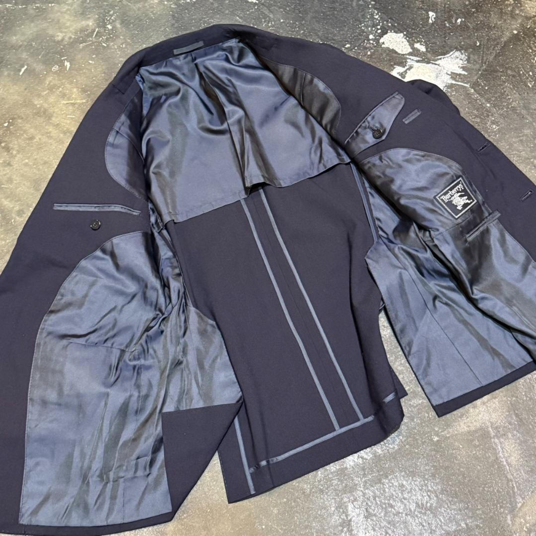 Burberrys バーバリー セットアップシングルウールスーツ BE4ネイビー