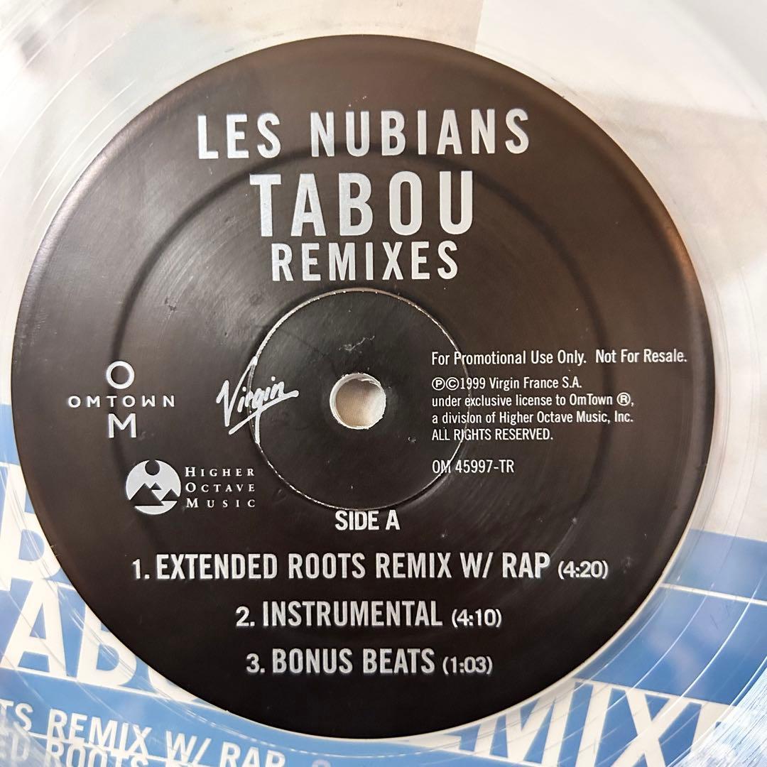 【USED】Les Nubians TABOU REMIXレコード　クリア盤