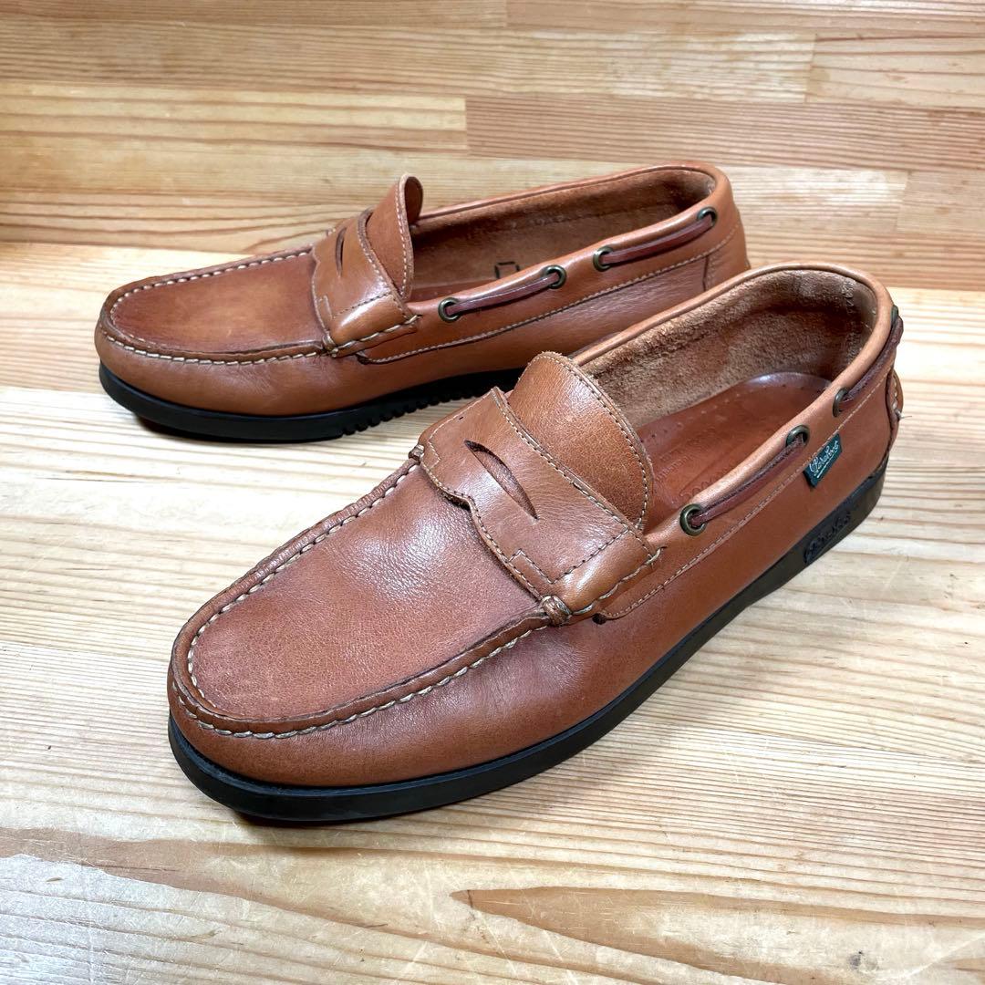 【美品】パラブーツ　ビームス　ローファー　デッキシューズ　ブラウン　UK7