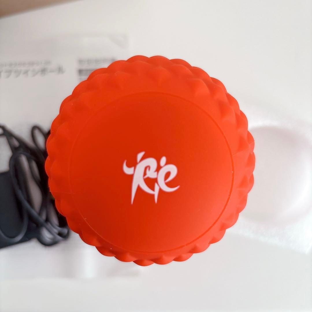 【美品】フィットネスクラブがつくった　シェイプツインボール RED