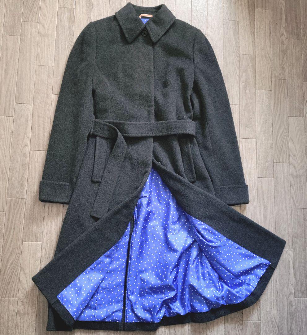 美品 Paul Smith アンゴラ ロングコート チェスター トレンチ