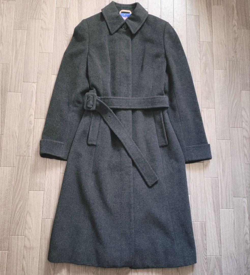 美品 Paul Smith アンゴラ ロングコート チェスター トレンチ