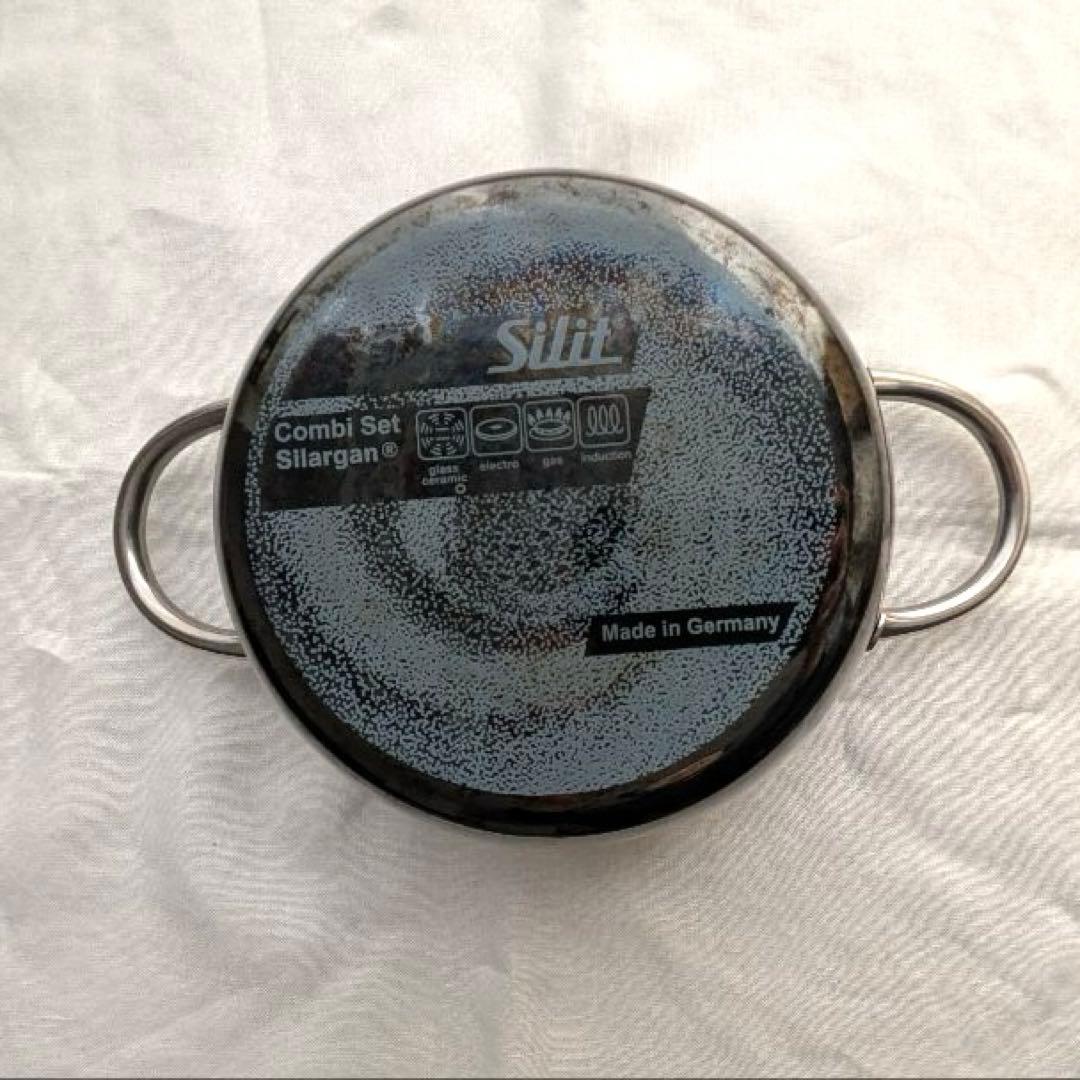 廃盤 Silit シリット コンビクック 21cm シラルガン IH 蓋付 黒