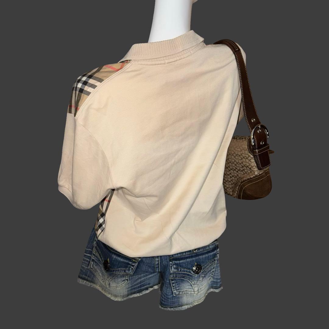 80s〜90s OLD Burberry バーバリー ノバチェック ポロシャツ