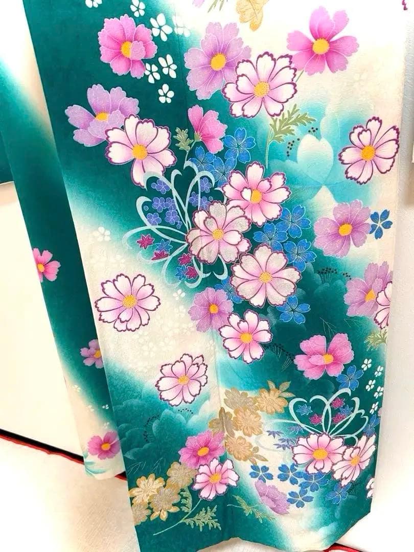 ハナ☆ハナ✨　美品　正絹振袖セット　振袖フルセット
