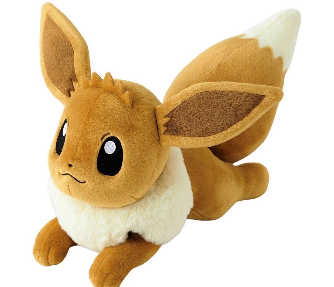 ホ*！様 【新品】等身大 イーブイ ぬいぐるみ 寝そべり ポケモン