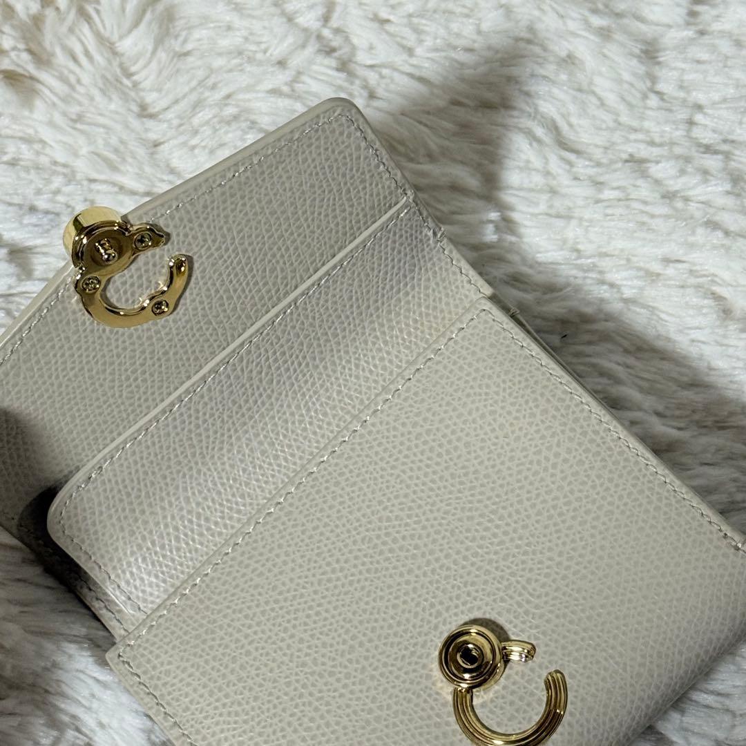 新品未使用✨　CAFUNE カフネ　ダブルCウォレット　三つ折り財布