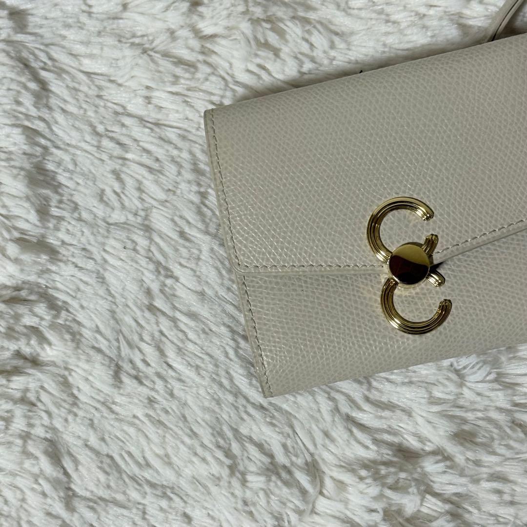 新品未使用✨　CAFUNE カフネ　ダブルCウォレット　三つ折り財布