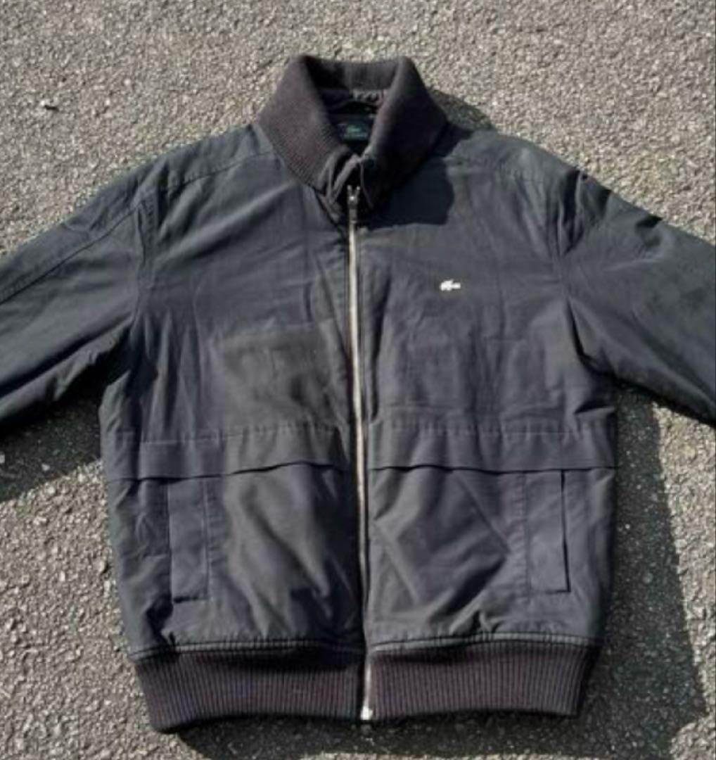 LACOSTE ラコステ ブルゾン ジャケット ブラック ワニロゴ 90s