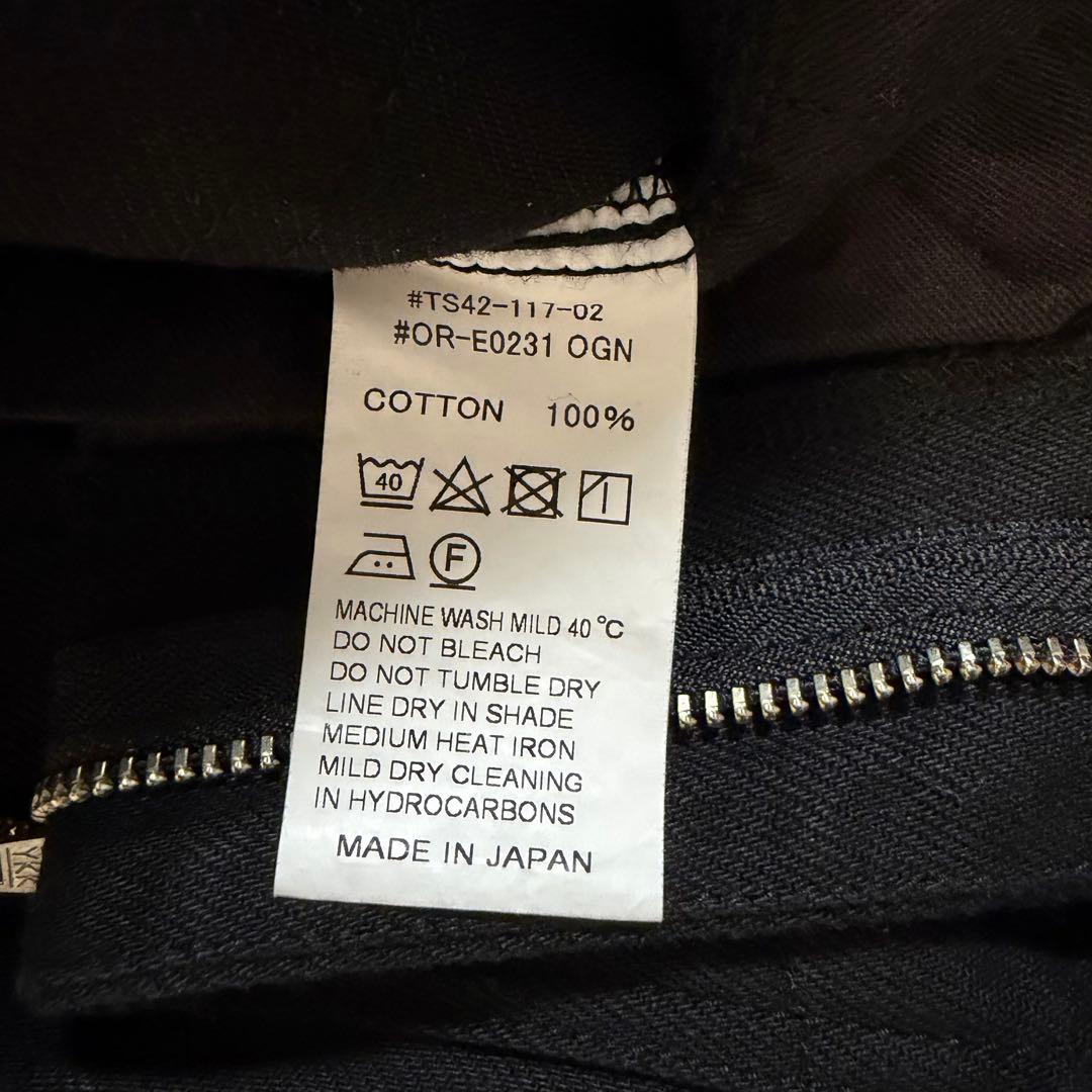 【屋内試着のみ美品】ORCIVAL コットンブラックデニム　ワイドバギーパンツ