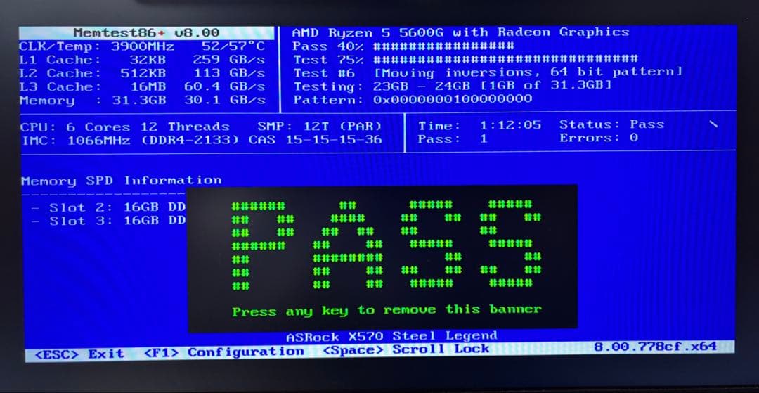 G.SKILL DDR4 32GB (16GB 2枚) 3600MHz