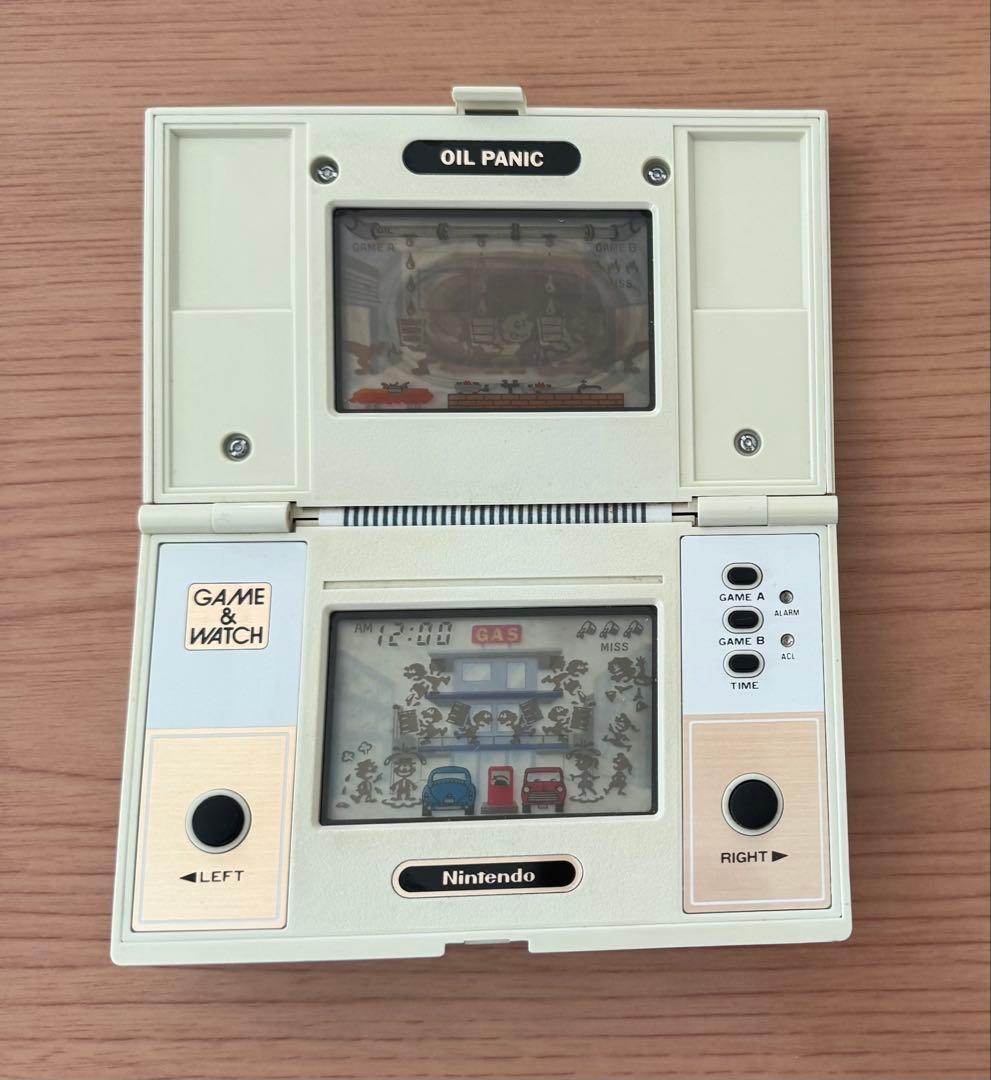 【レア】Nintendo OIL PANIC ゲーム&ウォッチ 電池付き