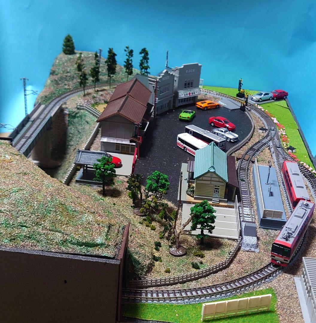 【動作品】鉄道模型ジオラマ完成品『Nゲージ』パワーバック付