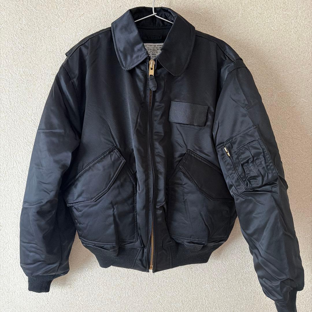 cwu45 フライトジャケット ミリタリー ma1 黒 Lサイズ