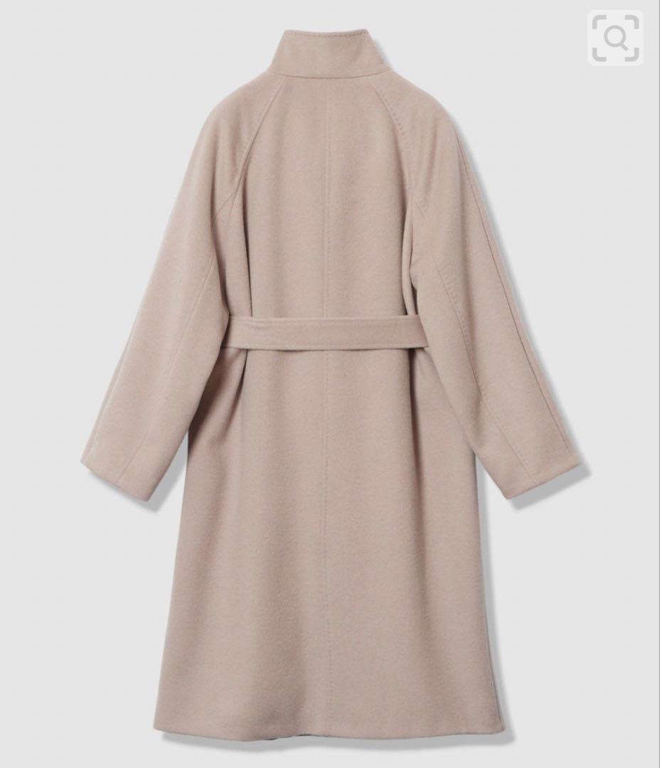 ANAYI カシミヤ混スタンドカラーコート36