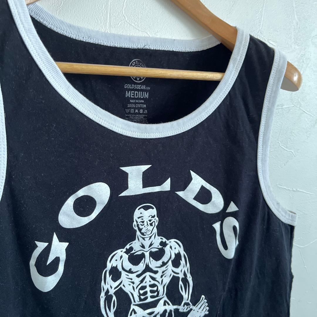 ゴールドジム　リンガータンクトップ　gold's gym 鈴木雅　ボディビル