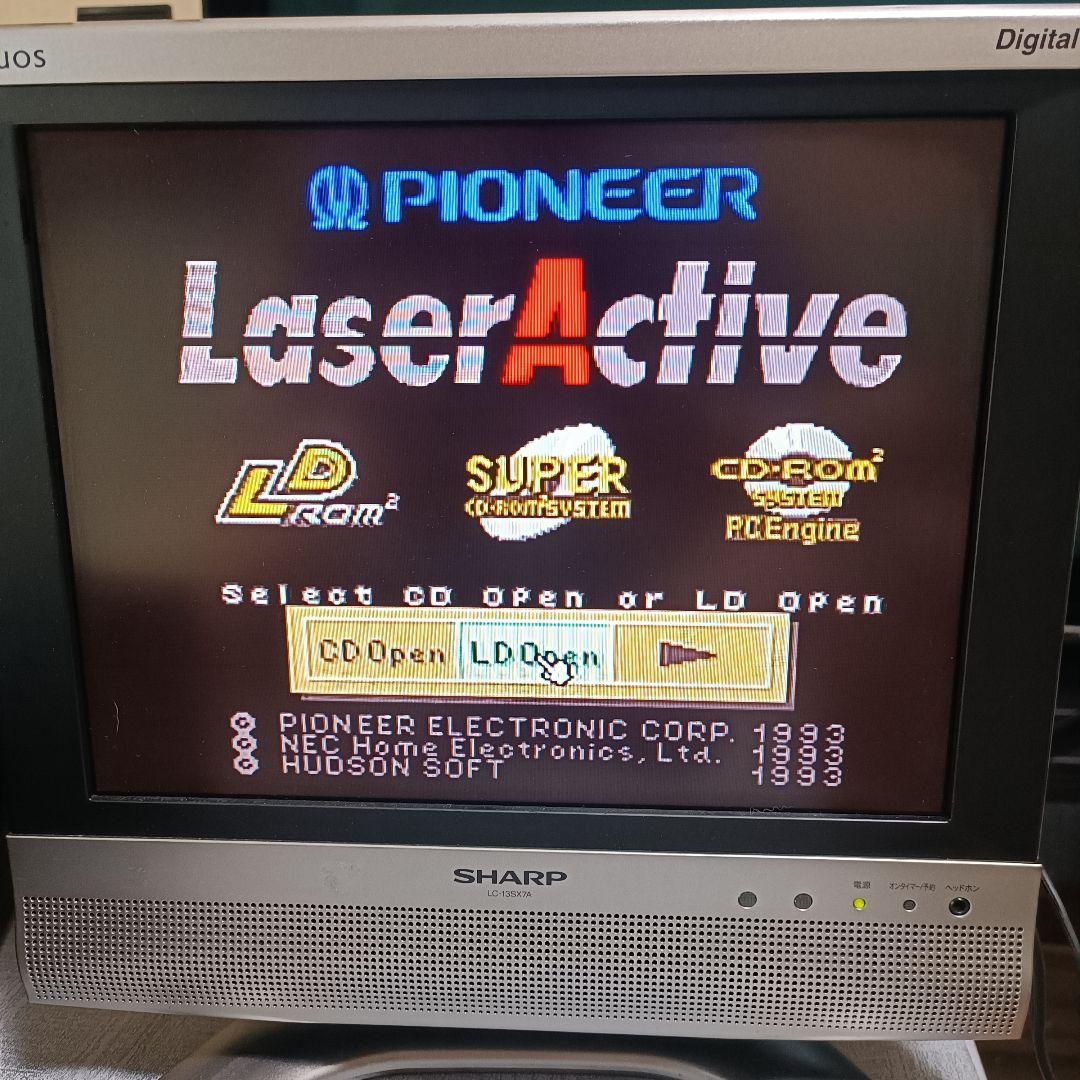 ★ 希少 LaserActive CLD-A100 PCエンジンパック付 ★