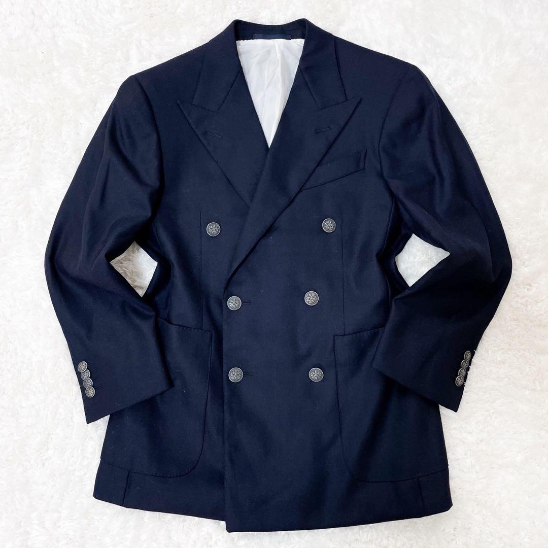 極美品 Ermenegildo Zegna ゼニア トロフェオ ダブルテーラード