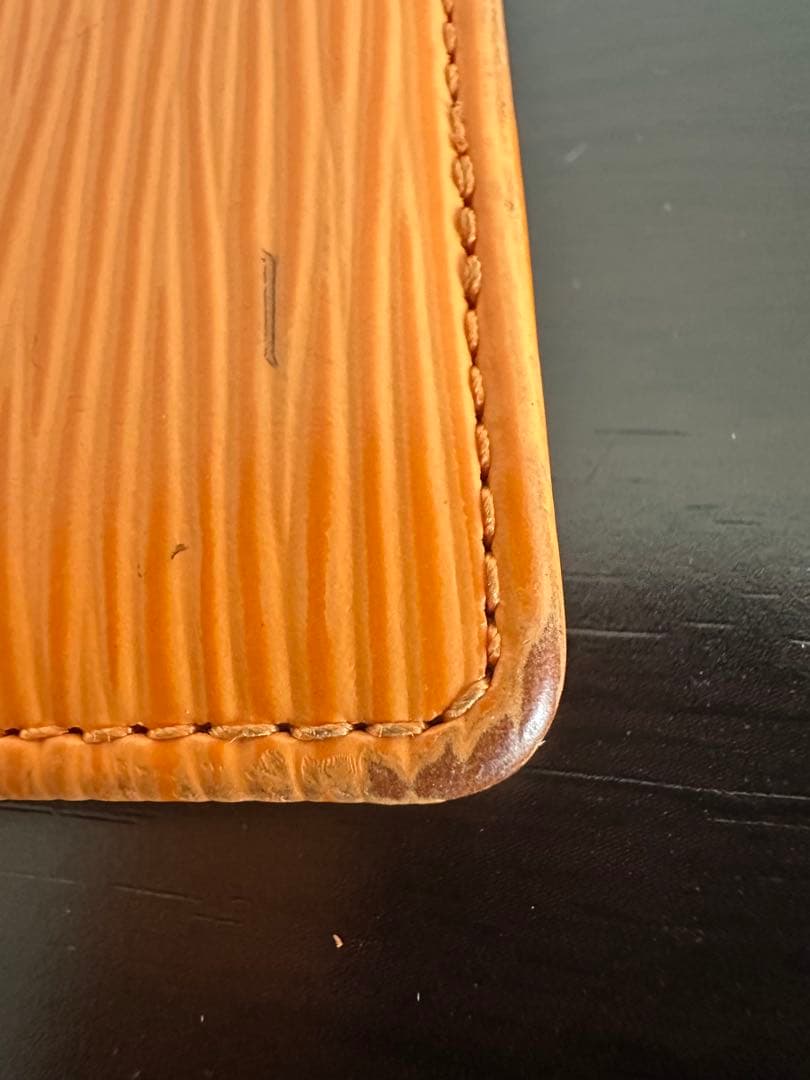 【bto.kさん専用】 LOUIS VUITTON オレンジ　名刺入れ