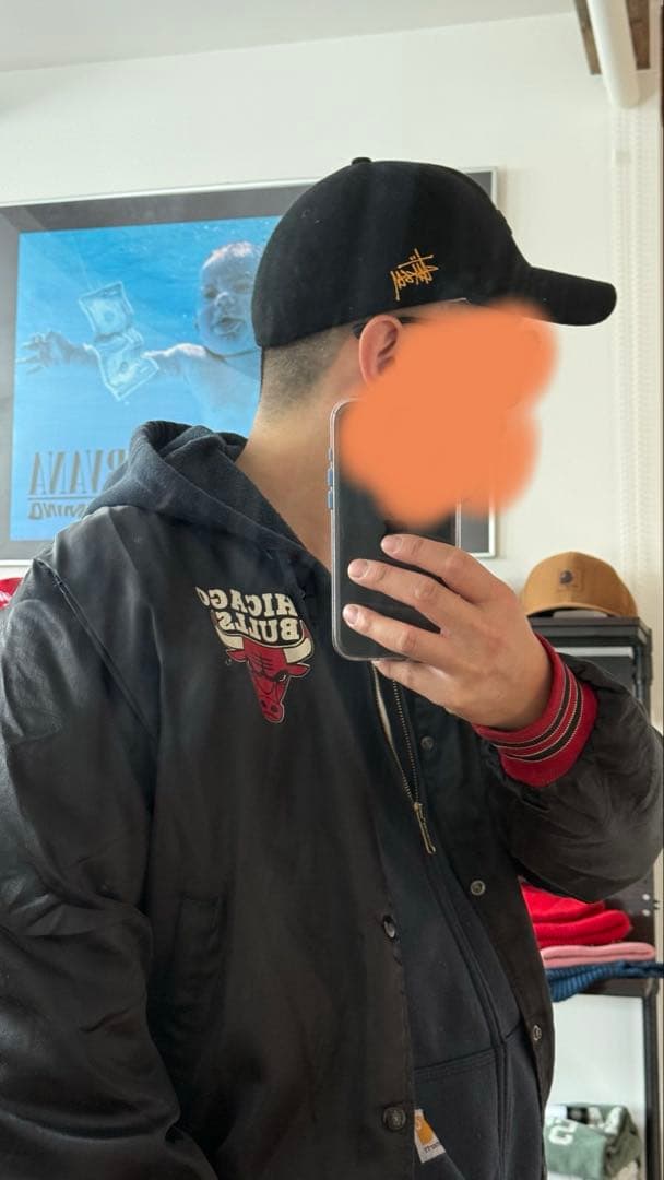 市場無old stussy キャップ　紺タグ　90's L-XL 頭囲58cm