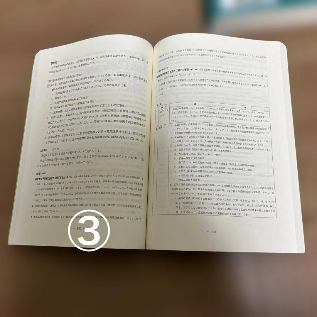 一般計量士試験　問題集参考書セット