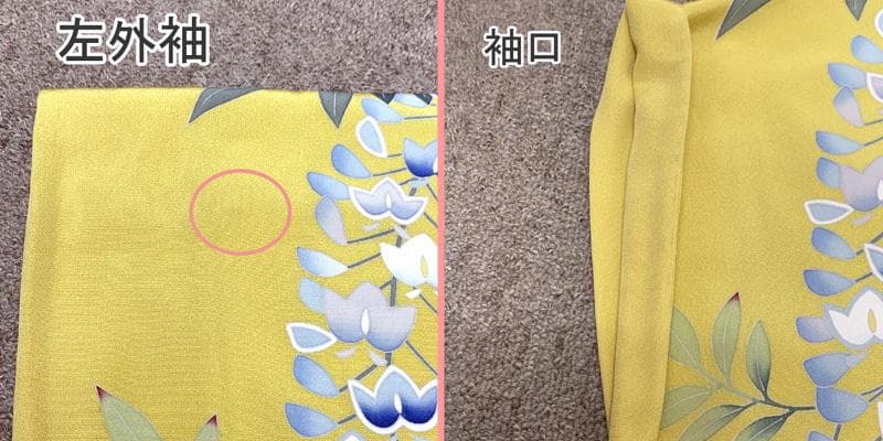 504z21〇作家物 友禅 中振袖 花車 牡丹 藤 黄色〇美品 成人式 結婚式