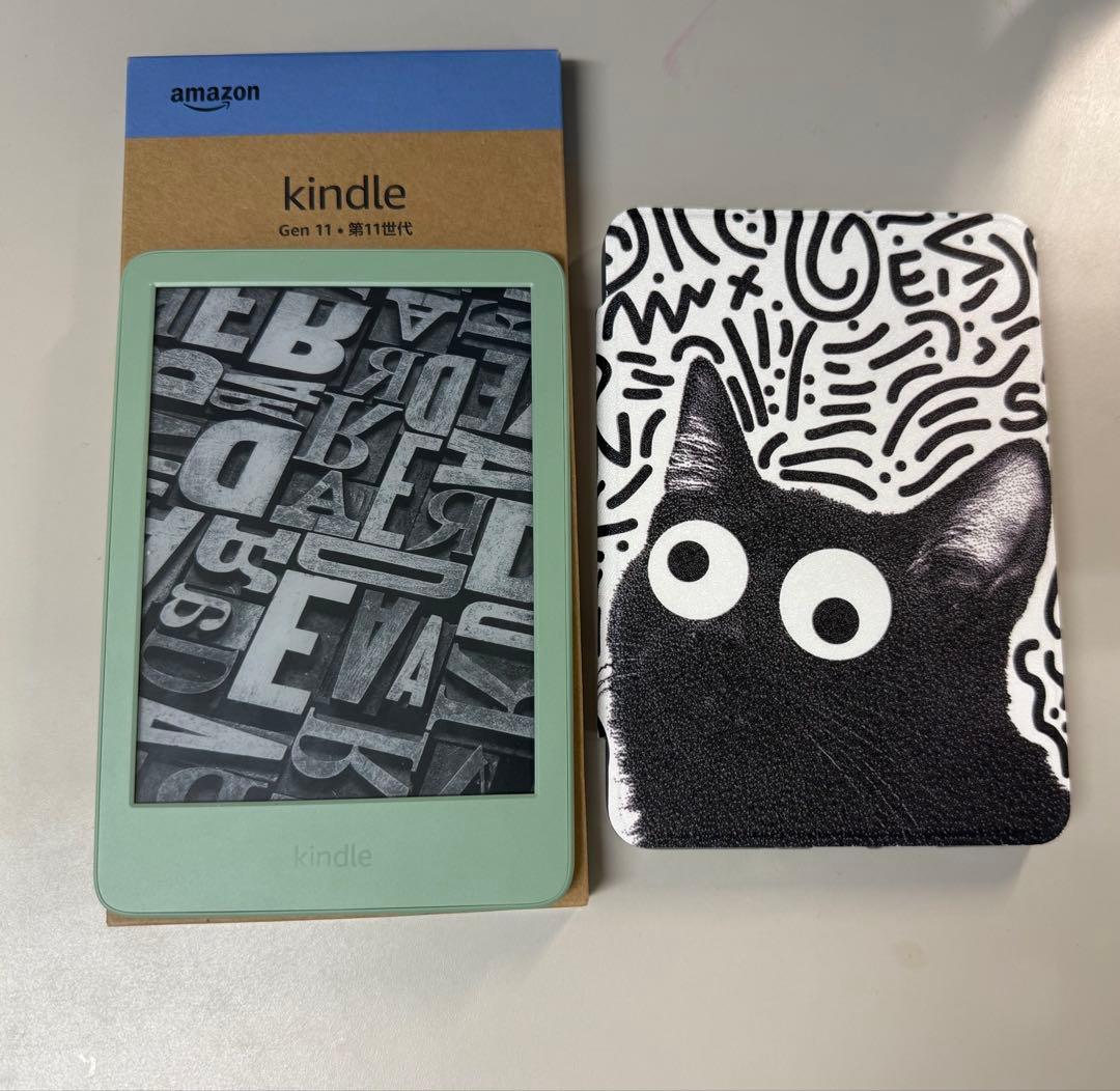 Kindle Gen11 第11世代 16GB マッチャ 本体 ケース付き