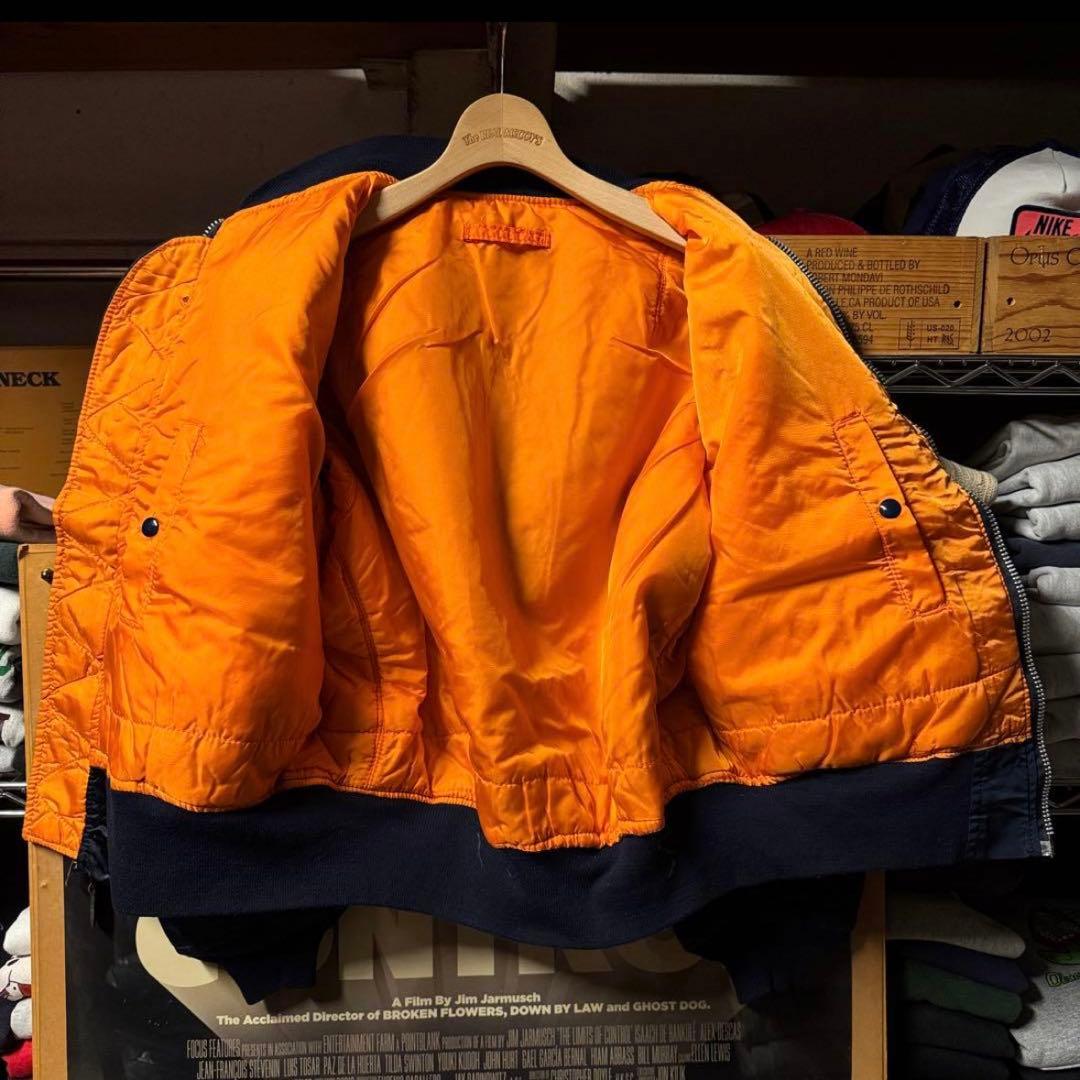 80s vintage USA製 ALPHA INDUSTRIES MA-1