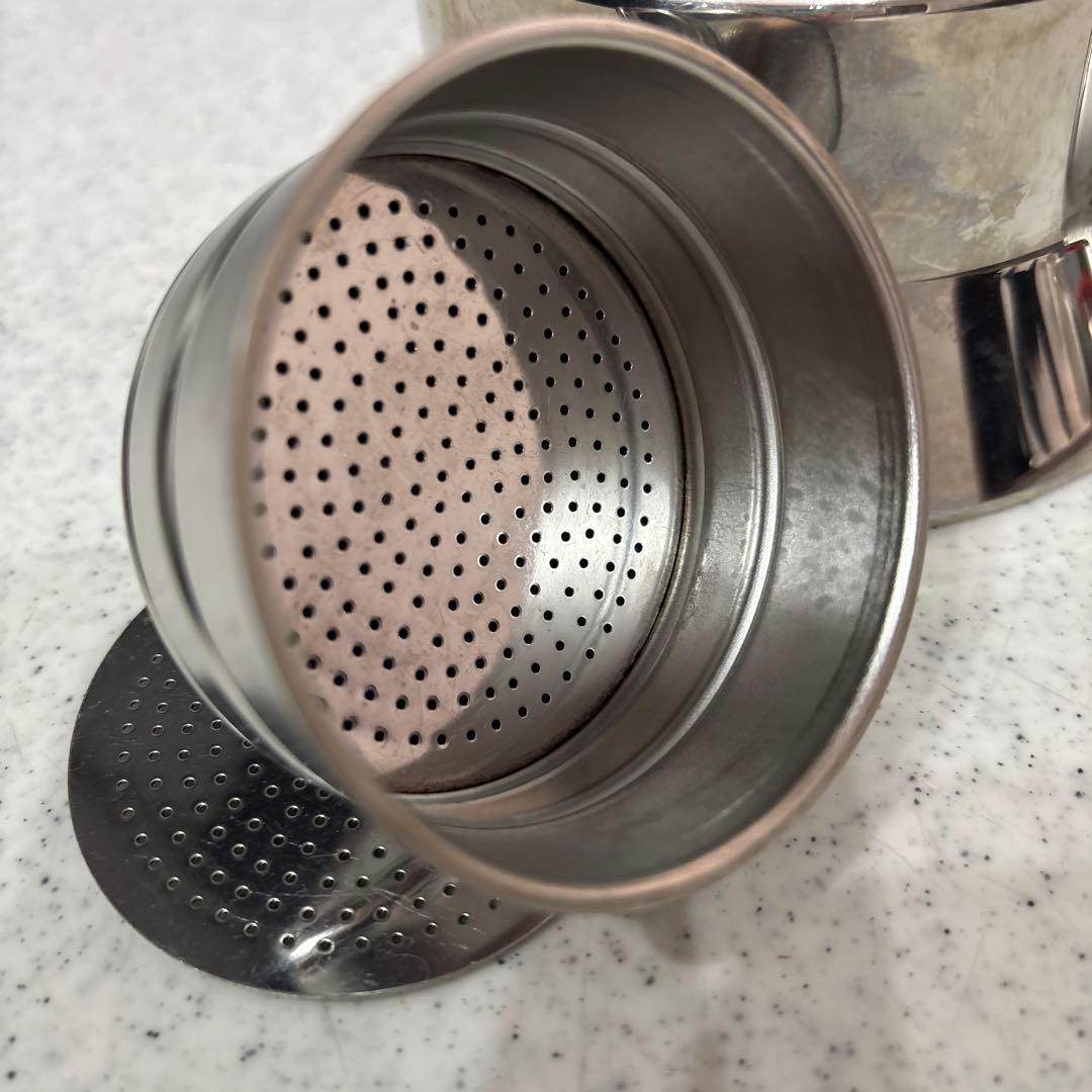 ALESSI 9090 RED エスプレッソメーカー6カップ用 記念モデル