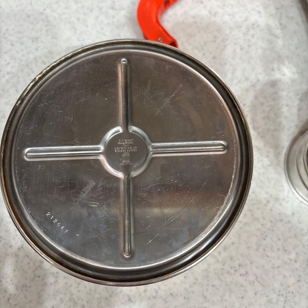 ALESSI 9090 RED エスプレッソメーカー6カップ用 記念モデル
