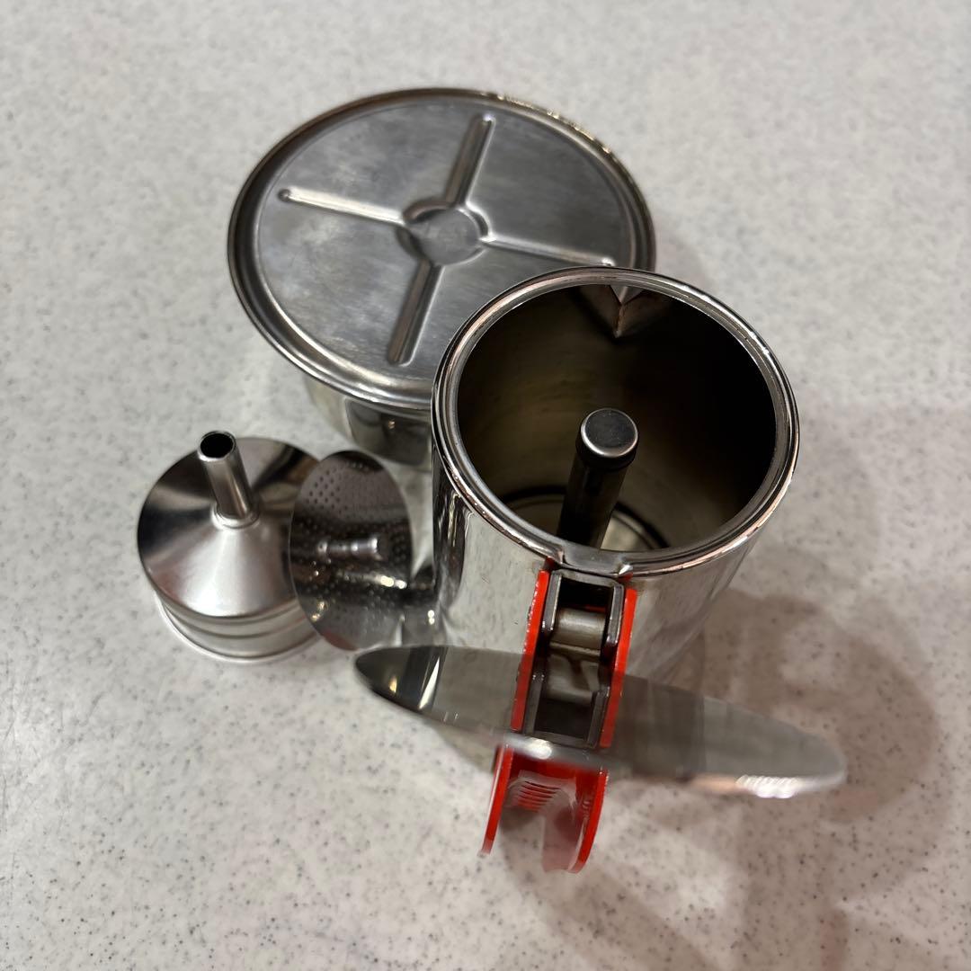 ALESSI 9090 RED エスプレッソメーカー6カップ用 記念モデル