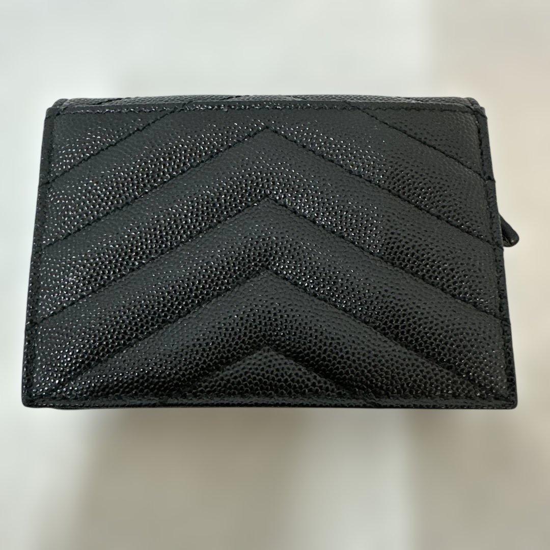 SAINT LAURENT キルティング2つ折り財布